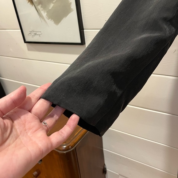 💛 SIMON CHANG - Sunflower Print Jacket with Shoulder Pads - Size 8 - Picture 5 of 8